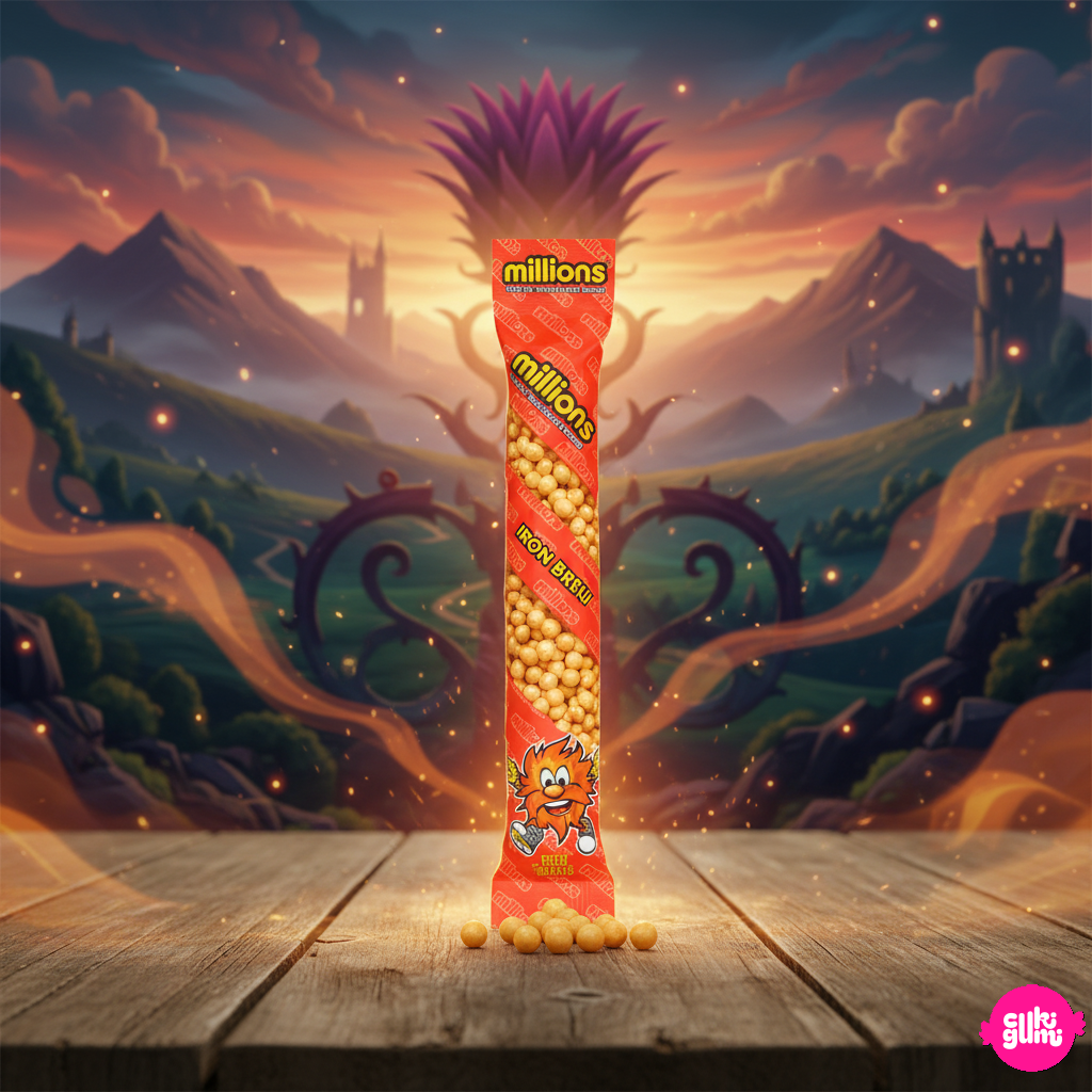 Millions Iron Brew – Chewy candy in refreshing IronBrew flavor