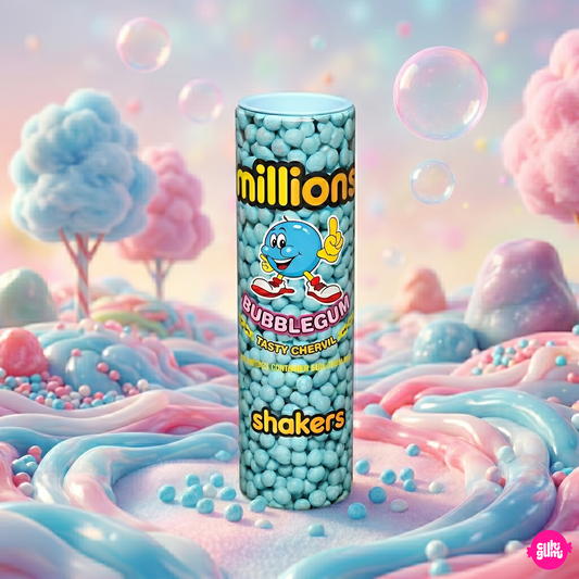 Millions Shaker Bubblegum 82 g – Rágógumi Ízű Mini Rágós Cukorkák