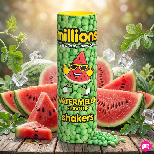 Millions Shaker Watermelon 82 g – Görögdinnyés Mini Rágós Cukorkák