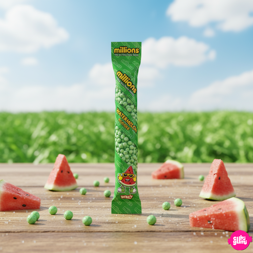 Millions Watermelon – Görögdinnyés rágócukorka 55g
