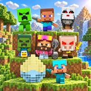 Minecraft Mini Mode Meglepetés Tojás Mini Figura 35g