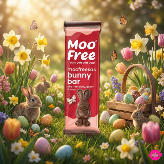 Moo Free Moofreesas Bunny Vegan Chocolate Bar 30 g