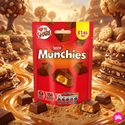 Munchies 81 g – Karamellás Kekszes Tejcsokoládé Falatok