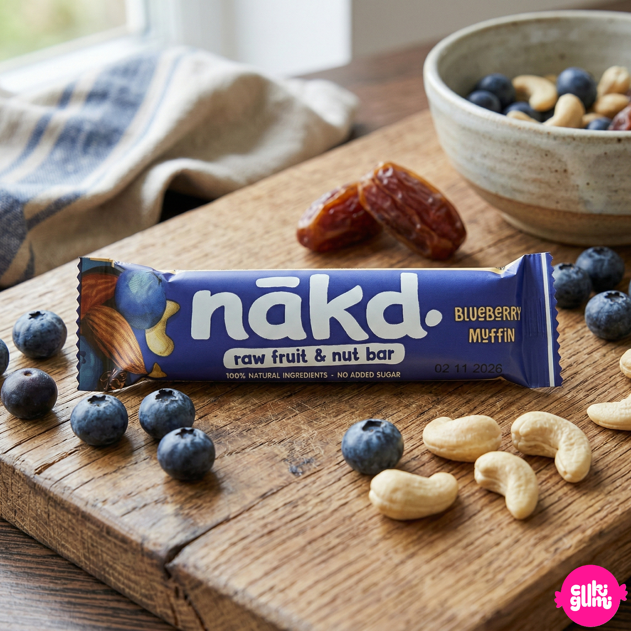 Nakd Áfonyás Gyümölcsös-Diós Szelet 35 g