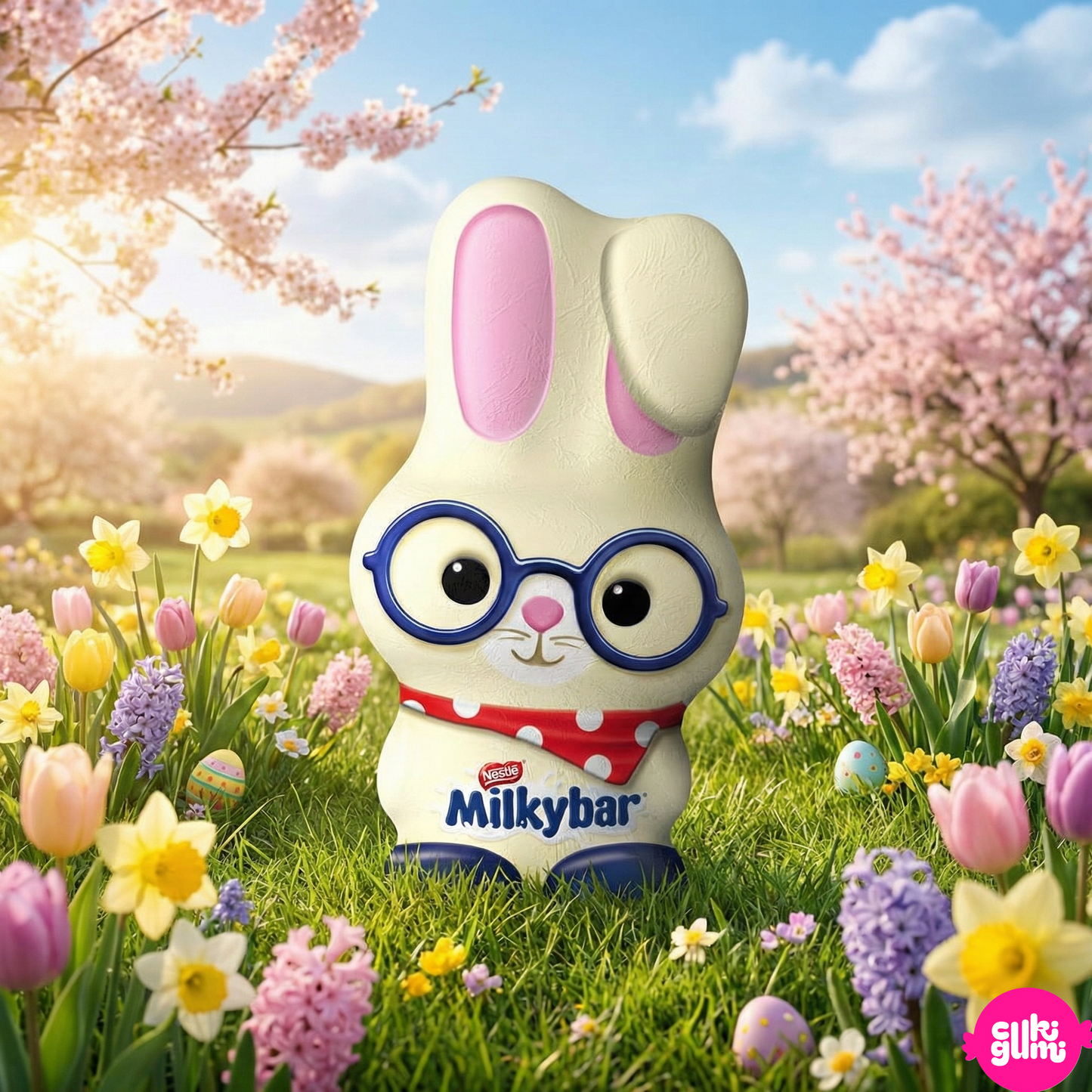 Nestlé Milkybar Bunny – Üreges fehércsokoládé nyuszi 88 g