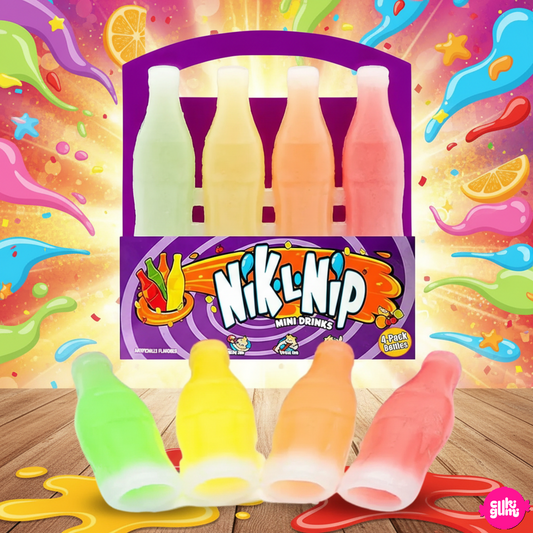 Nik-L-Nip Wax Candy Original – Gyümölcsízű viaszitalos cukorka (4db) 39g