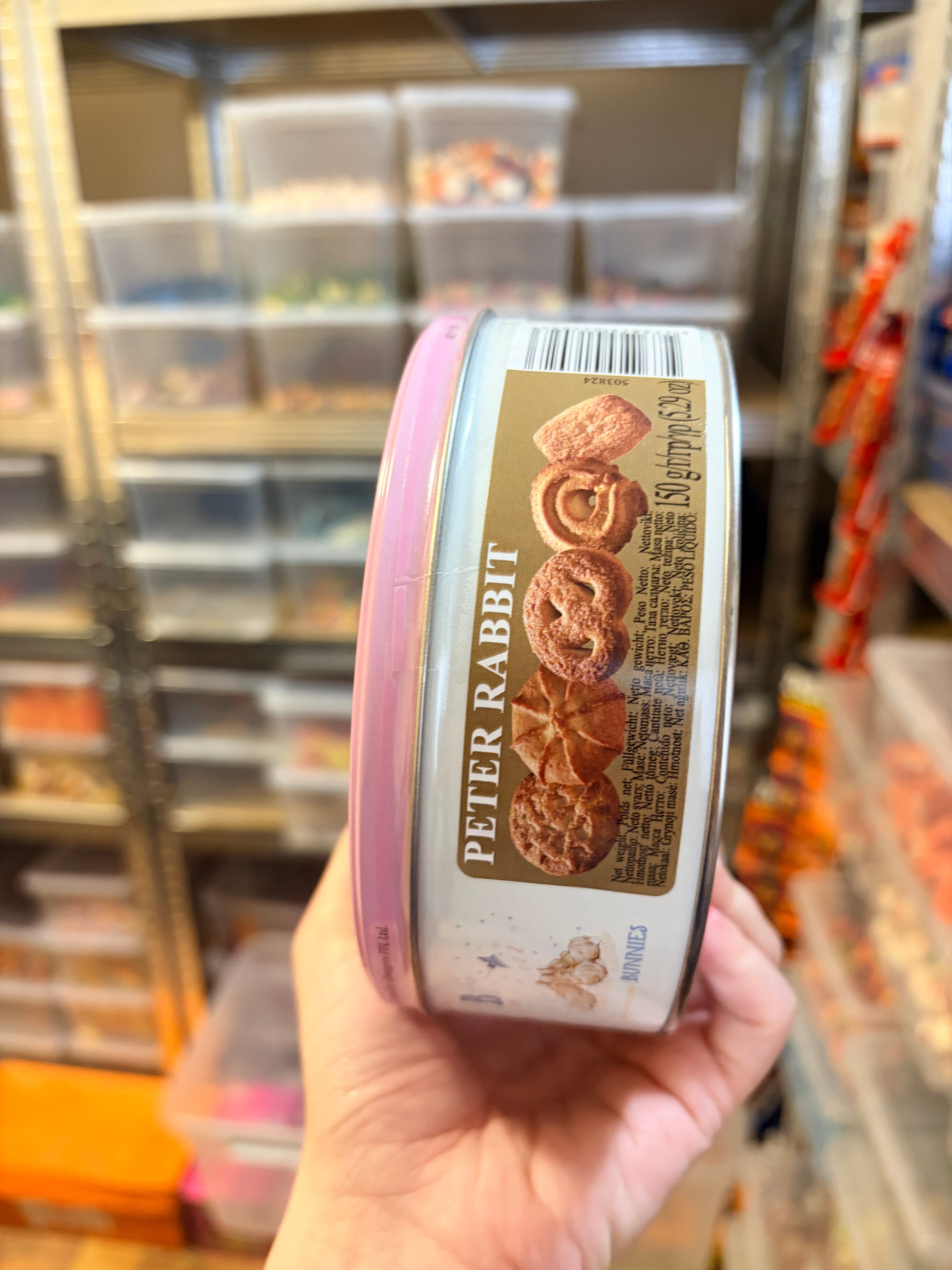 'Nyúl Péter és barátai' Dán Vajas keksz (4féle) 150g kekszek a dobozban