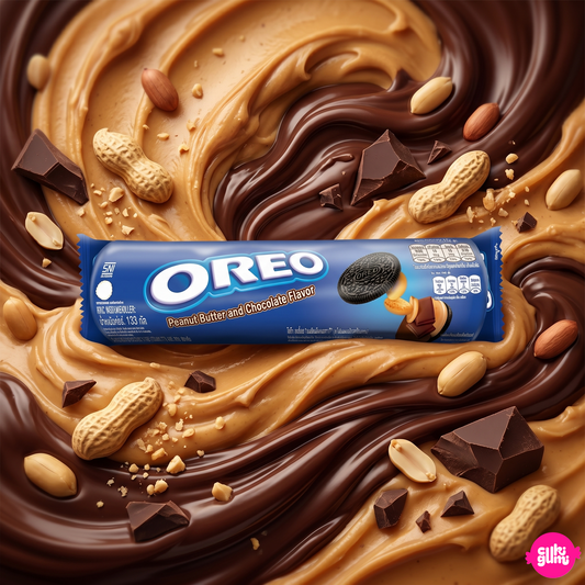 Oreo Peanut Butter & Chocolate Cream 110,4 g – Mogyoróvajas-Csokikrémes Oreo