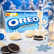 Oreo White Choc Fehér Bevonatos Kakaós Keksz Vaníliás Töltelékkel 246 g