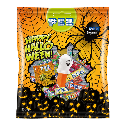 PEZ Halloween Party Csomag Adagolóval 184g