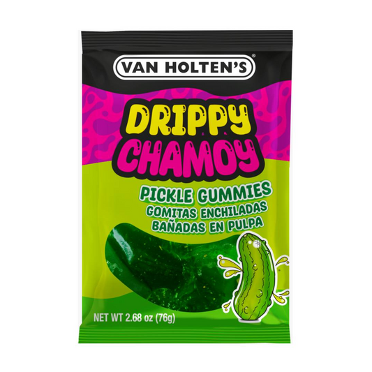Van Holten’s Drippy Chamoy Pickle Gummies - Csípős-Savanyú Uborkás Gumicukor 100g