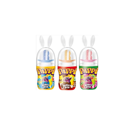 Pappi - Bunny Pop (3 féle: Eper, Málna, Cola) 32g