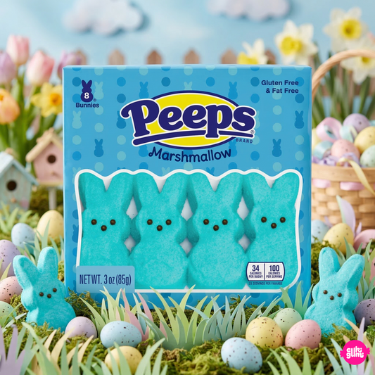 Peeps Kék pillecukor nyuszik 8 db 85 g