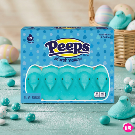 Peeps Kék pillecukor csibék 10 db 85 g