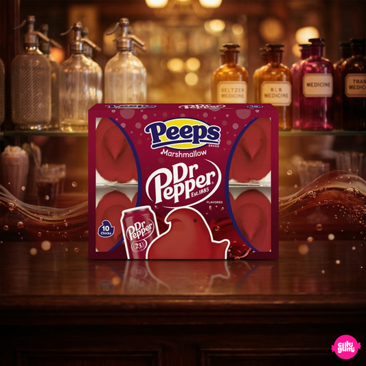 Peeps Dr Pepper ízű pillecukor csibék 10 db 85 g