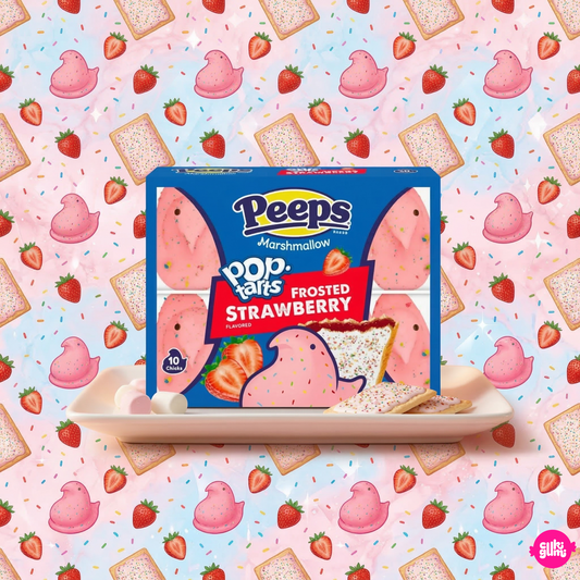 Peeps Epres Pop-Tarts ízű pillecukor csibék 10 db 85 g
