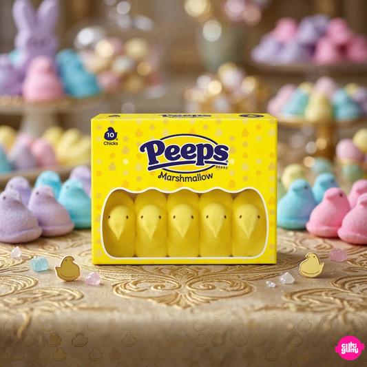 Peeps Sárga pillecukor csibék 10 db 85 g