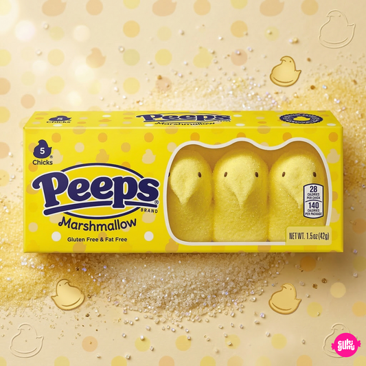 Peeps Sárga pillecukor csibék 5 db 42 g