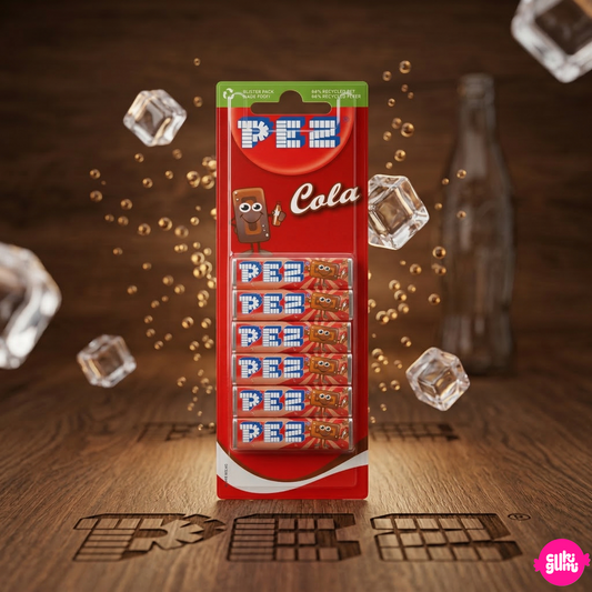 Pez Kóla ízű cukorka utántöltő 6 db 51 g