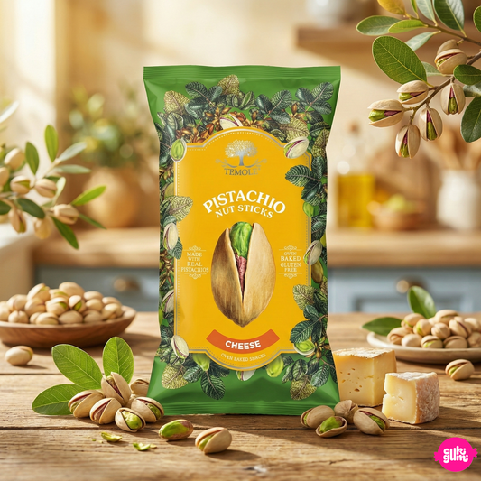 Temole Pisztácia rudacskák – sajt ízű 30g
