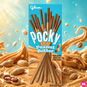 Pocky Peanut Butter 35 g – Mogyoroóvajas Pocky Rúd