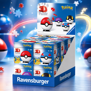 Ravensburger Pokémon meglepés 3D Poké Ball puzzle 54 db – Pokémon Assorted Puzzleball 54pcs