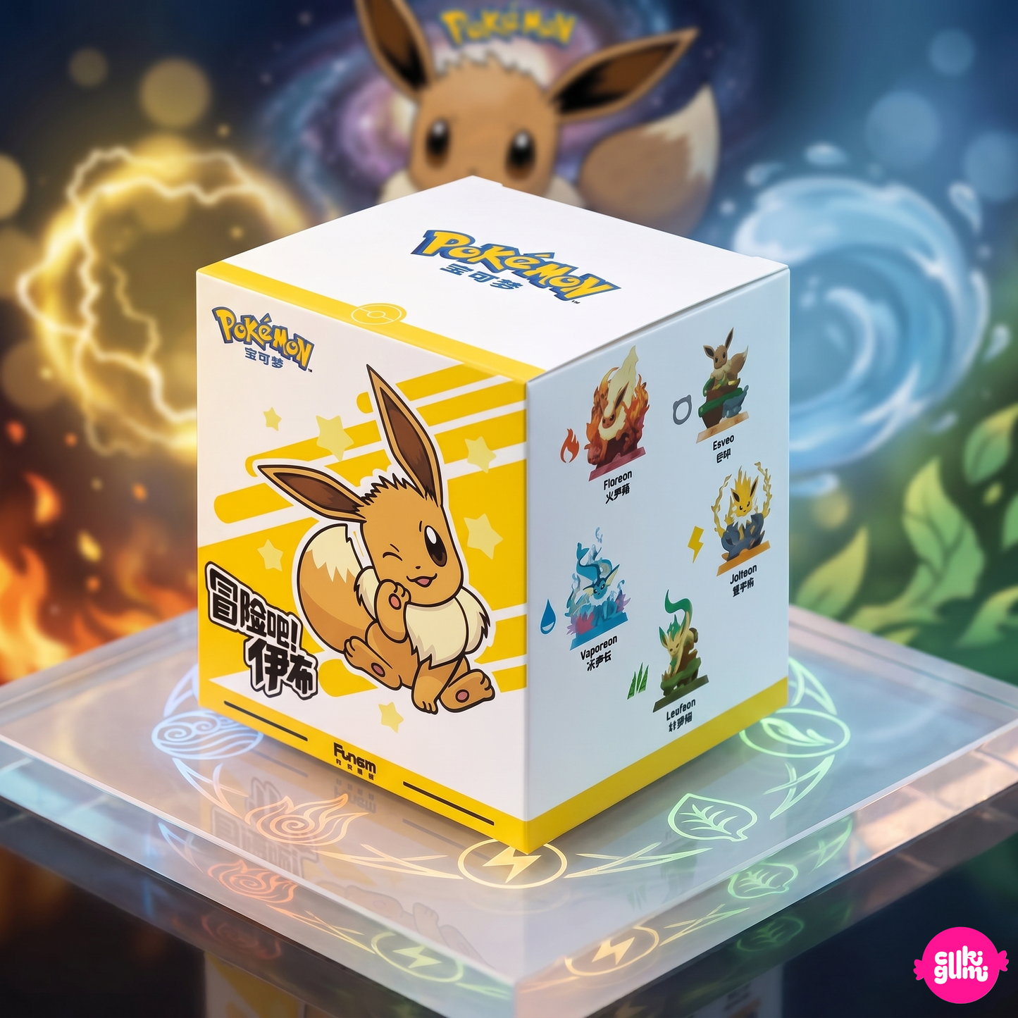 Pokémon Funism: Eevee Adventure Series Blind Box – Pokémon Eevee Kalandok Meglepés Figura