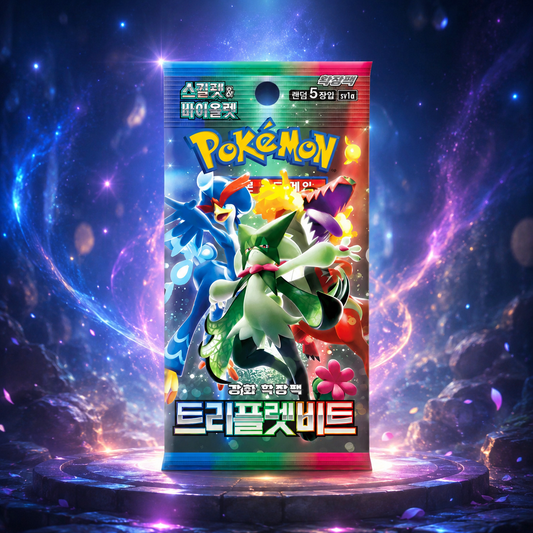 Pokémon Korean Triplet Beat Booster Pack – 5 kártyás koreai Pokémon csomag