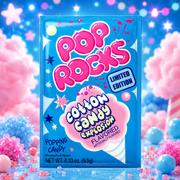 Pop Rocks Cotton Candy 10g – Vattacukor Ízű Pattogó Cukorka