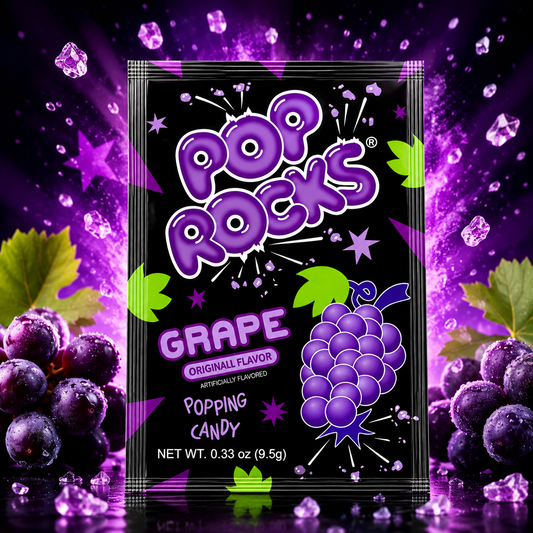Pop Rocks Grape 10g – Szőlő Ízű Pattogó Cukorka