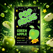 Pop Rocks Green Apple 10g – Zöldalma Ízű Pattogó Cukorka