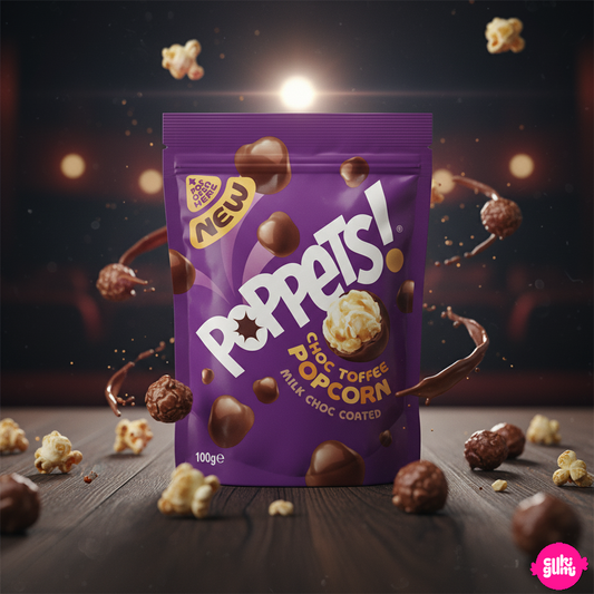 Poppets – Tejcsokis Karamellás Popcorn 100g