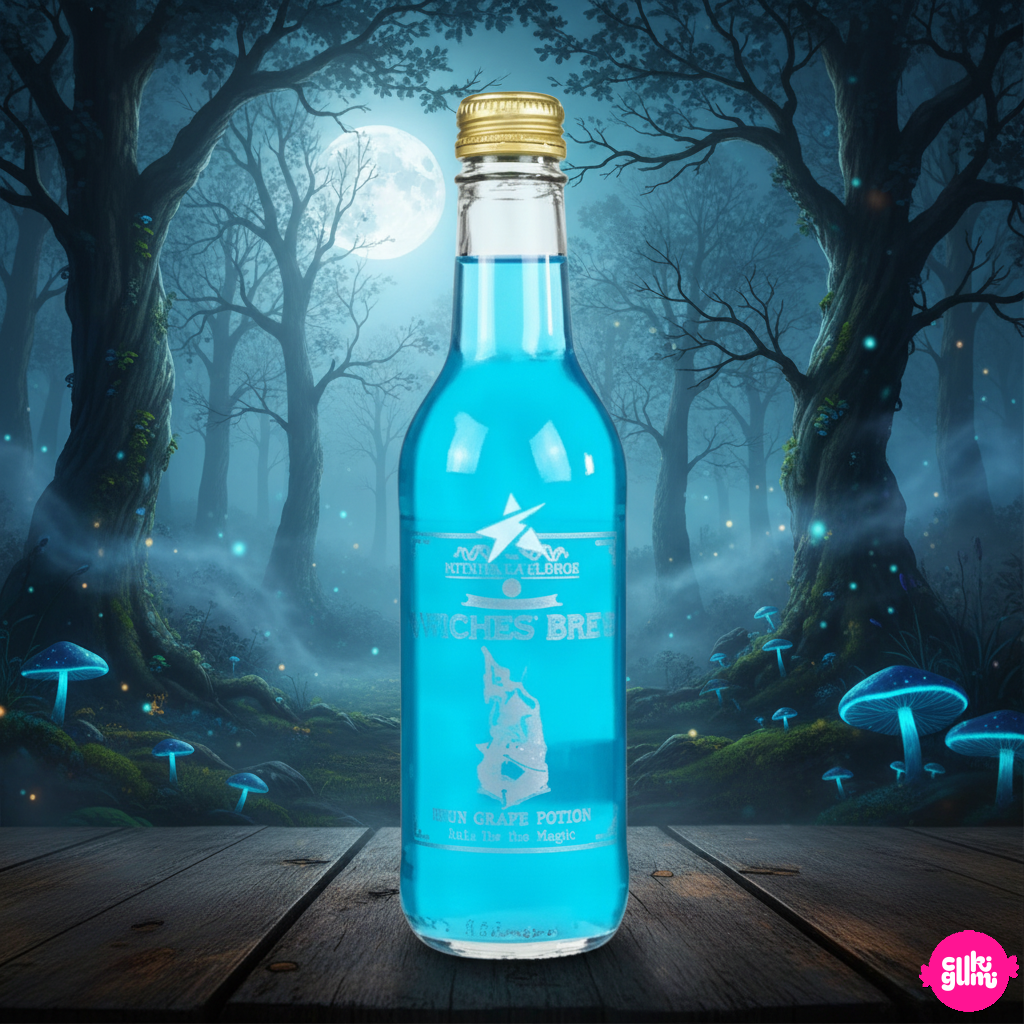 Potions Cauldron Witches Brew – Kék szőlő ízű varázsital 330ml