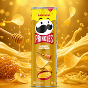 Pringles Honey Mustard 156g – Mézes Mustáros Burgonyachips