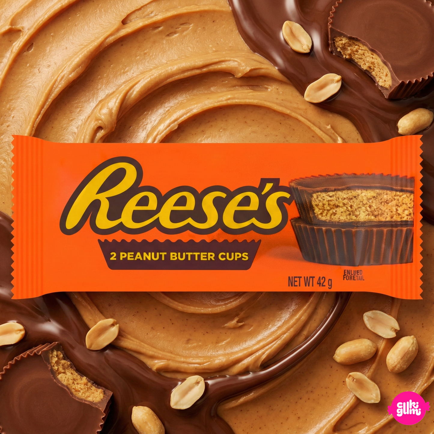 Reese's Peanut Butter Cups NON-GMO – Mogyoróvajas Csokicsészék 39,5 g