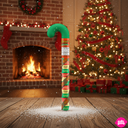 Reese’s Christmas Peanut Butter Cup Minis Cane – Mogyoróvajas tejcsokoládé mini kosárkák karácsonyi cukorpálcában 62g