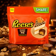 Reese's Peanut Butter Pie tejcsokoládés-földimogyoróvajas mini cup kekszdarabokkal 272 g – Miniature Cups Peanut Butter Pie