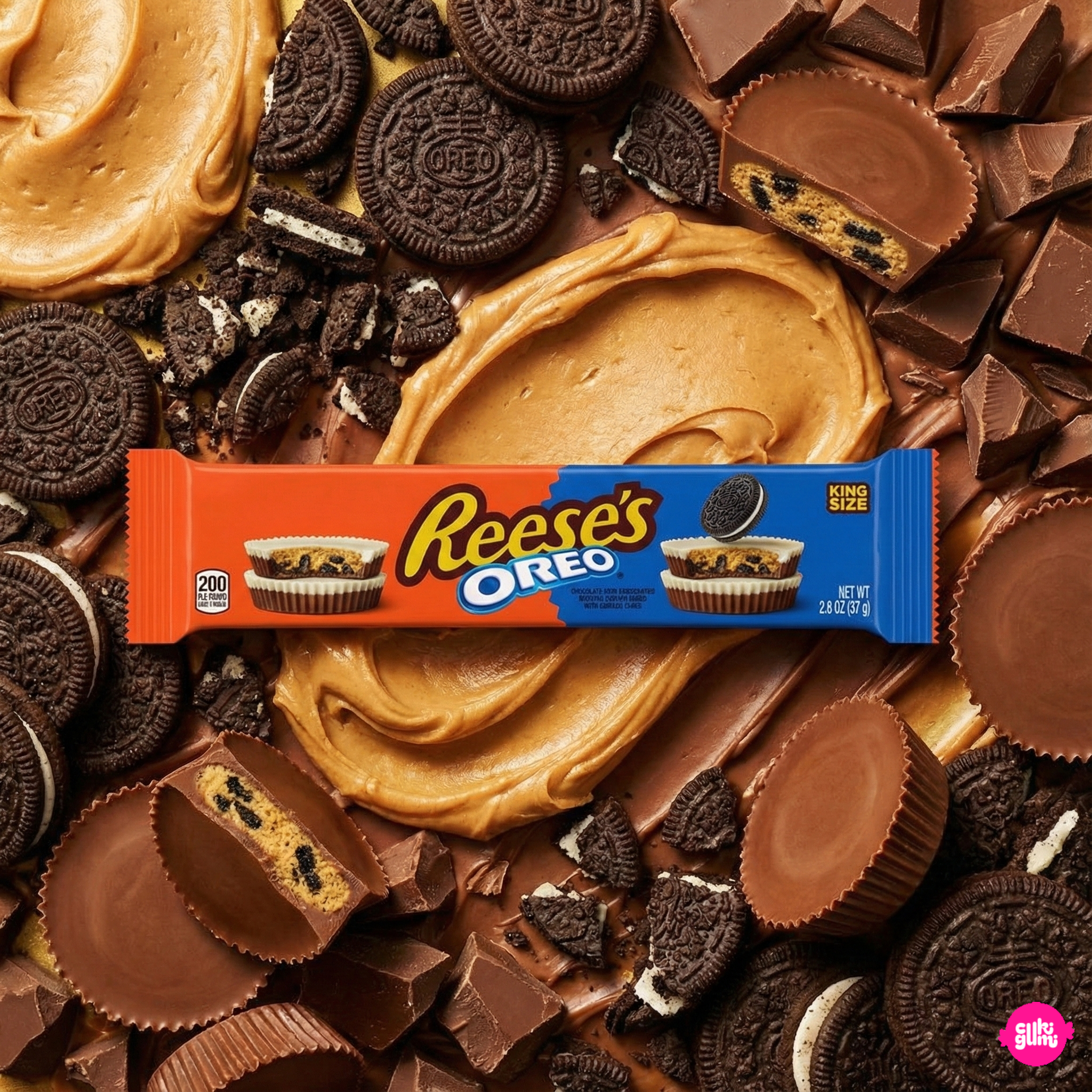 Reese's Peanut Butter Cup With Oreo King Size – Creamy Peanut Butter Oreo Chocolate Cup 79g