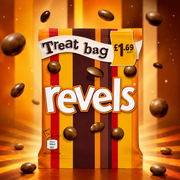Revels Treat Bag 71g – Überraschungs-Milchschokoladen-Dragee-Auswahl