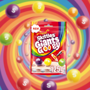Skittles Giants Gooey Fruits - Giant Filled Fruit Dragee 125 g