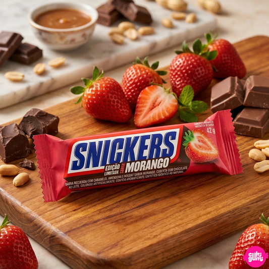 Snickers Eper ízű mogyoros csokoládés szelet 42 g
