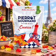 Pierrot Gourmand Cocorico – Francia jelképeket formázó gyümölcsízű gumicukor 100 g