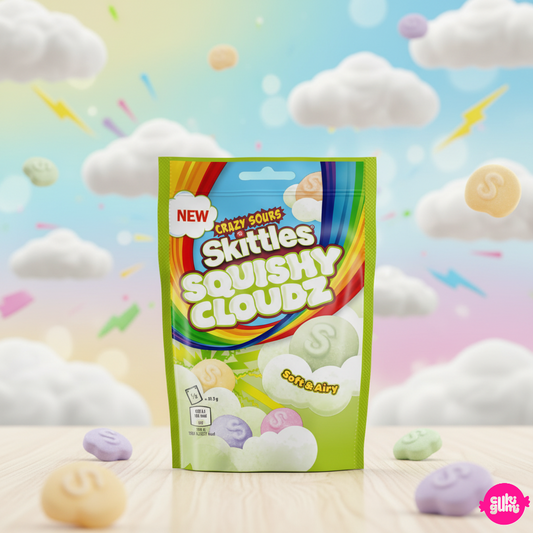 Skittles Squishy Cloudz Őrült Savanyú Felhők 94g