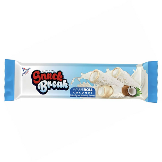 Snack Break Kókuszos Wafer Tekercs 18g
