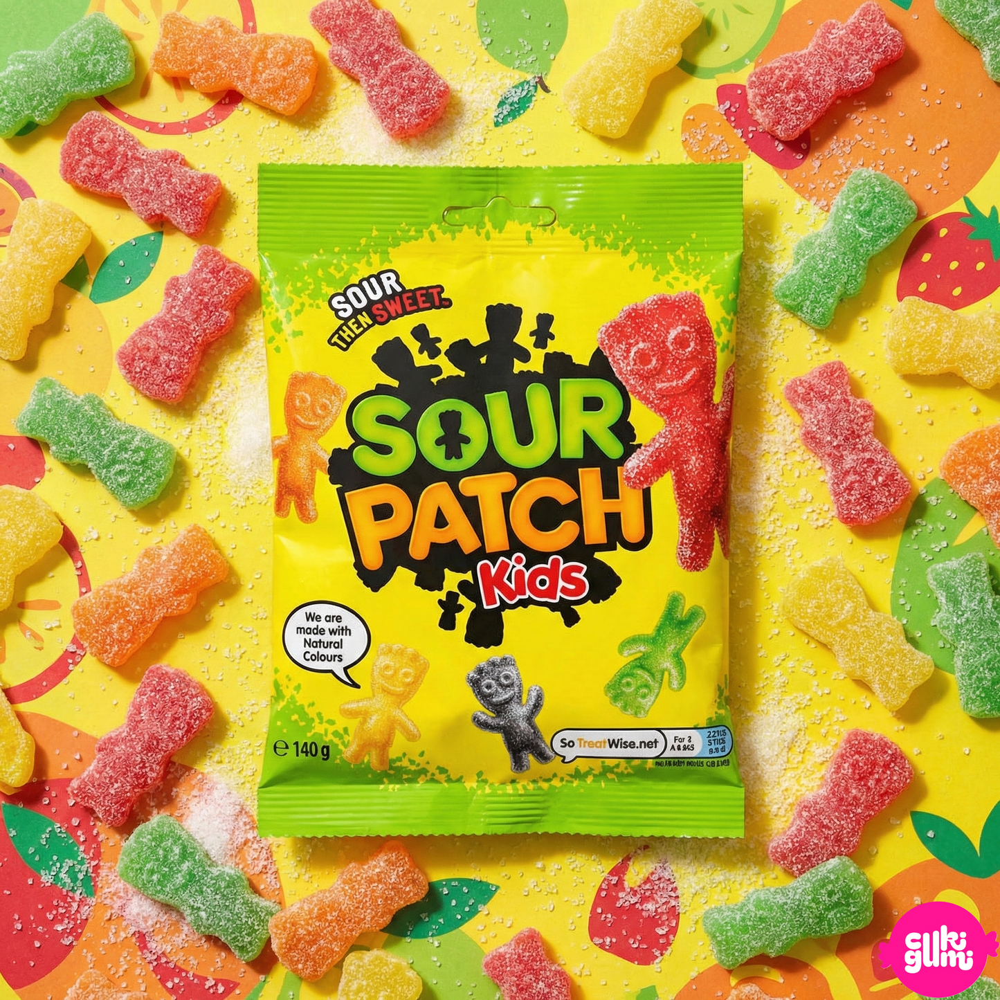 Sour Patch Kids Original 130 g – Klasszikus savanyú gumicukor