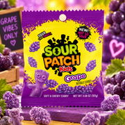 Sour Patch Kids Grape 101 g - Szőlőízű savanyú gumicukor 101 g