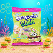 SpongeBob SquarePants Krabby Patties Sour 72 g – Saure Hamburger-Gummibonbons