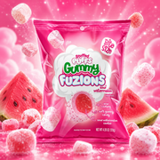 Stuffed Puffs Gummy Fuzions Sour Watermelon 123 g – Savanyú Görögdinnyés Töltött Gumicukor
