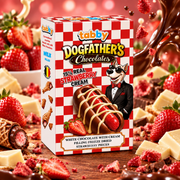 Tabby Dogfather’s Hotdog Strawberry – Eperkrémes tej- és fehér csokoládé 40 g