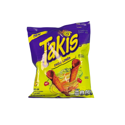 Takis Chile Limón – Csípős‑lime Tortilla Chips 92,3 g